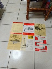 lot various vintage papers catalog, brochure tractors accessories