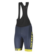 Short Été Vélo SCOTT RC Équipe Nightfall Bleu Jaune