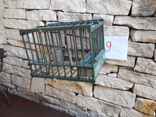 Cage ancienne bois - , "