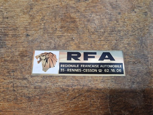 Nos autocollant aluminium rfa - autocollant,