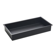 Niche Douche Encastrable Salle de Bain Murale Inox 10,2x33x63,5 cm Noir