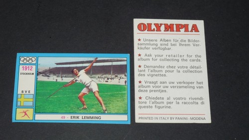 1912 sverige lemming panini - 49,