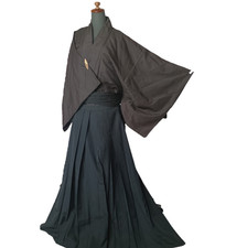 Men's Kimono ,Obi,& Hakama set Samurai-style formal kimono Bushi 9960