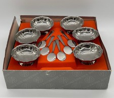 COUPE A GLACE COFFRET GUY DEGRENNE LOUIS XV INOX MASSIF