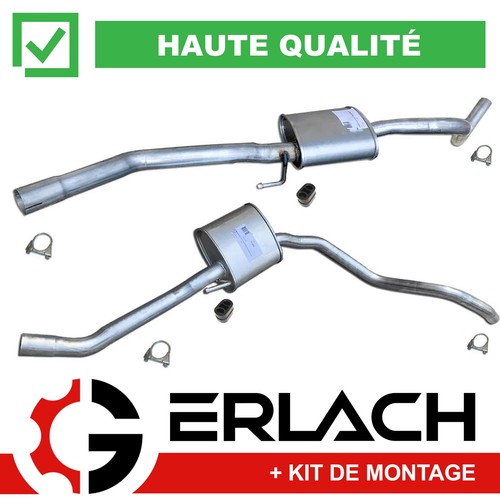 Echappement silencieux pour