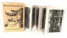 Old postcard notebook of views of the high black forest
