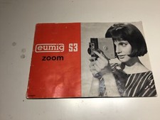 Mode d'emploi camera Eumig S3