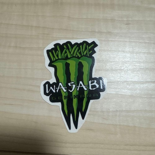 Wasabi monster energy sticker - wasabi,
