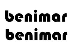 Benimar 2x Motorhome Camper Sticker Caravan Caravan Sticker