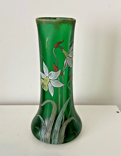Vase legras décor émaillé - legras,