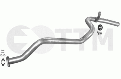 Tuyau arriere pour hyundai - tuyau,