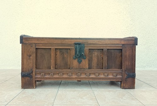 Coffre rustique chêne - rustique,