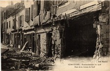 Old postcard Compiegne Rue de la Corne-de-Cerf FRANCE (1013880)