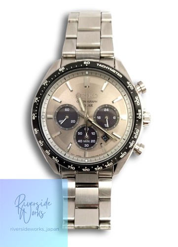 Seiko chronograph solar - chronograph, watch