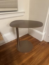 Blu Dot Style Small End Table Metallic Copper Kidney Shape 19” Tall - See Video