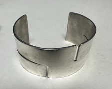 Bracelet Dinh Van manchette argent 925 Diamètre 55 mm Poids 48,10 gr