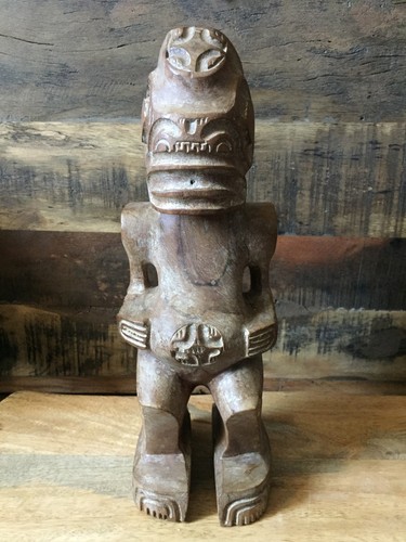 Ancien tiki bois - ancien,