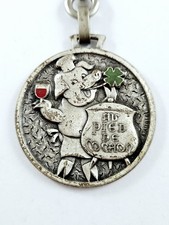 KEYRING - Augis - AU PIED DE COCHON - RESTAURANT PARIS - Nice vintage drawing