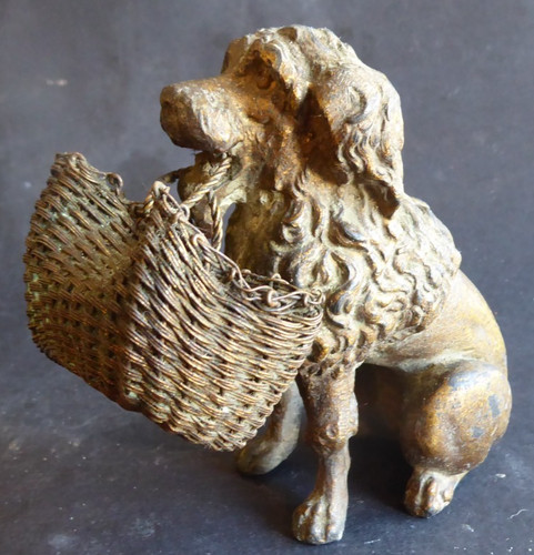 Figurine statue chien - chien, en