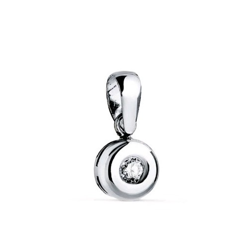 Pendentif blanc 18k 750 mls - pendentif,