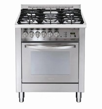 Lofra Cuisine P76gvt/C A Gaz Avec Four Multifonctions 70 CM Inox Professionnel