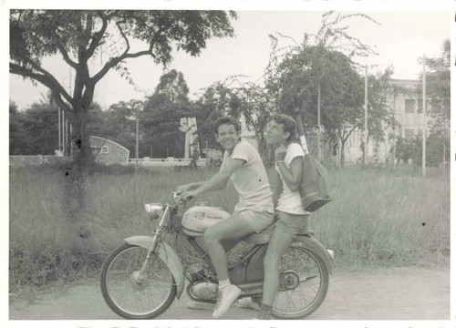 Ancienne photographie moto - photographie,