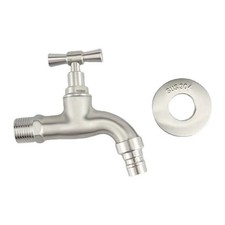 Robinet mural résistant au gel extérieur 304 en acier inoxydable ouverture len