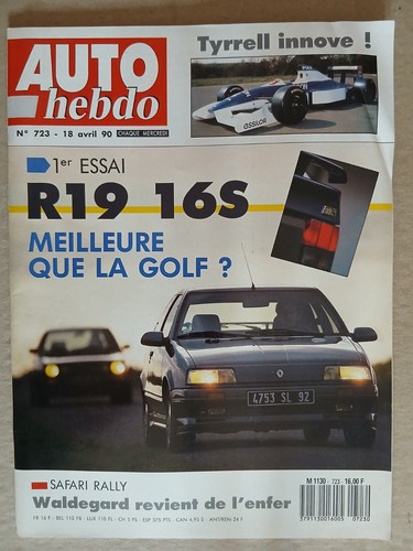 Auto hebdo 723 4 1990 - auto, n°723