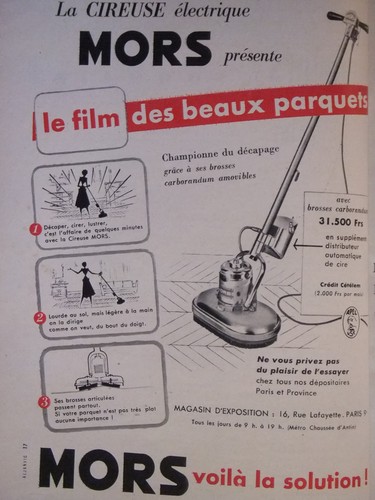 Publicité presse 1957 la - publicitÉ, de