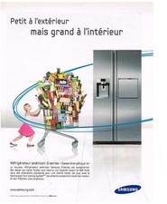 2009 ADVERTISING SAMSUNG AMERICAN G-Series Refrigerator