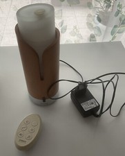 Diffuseur d’huiles essentielles bois et verre 6 effets de lumière marque Oregon