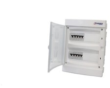 Tableau électrique pré équipé encastré 2 rangées à vis ABB