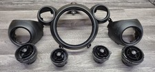 MINI R60 R61 PACEMAN COUNTRYMAN GLOSS PIANO BLACK DASHBOARD AIR VENT TRIMS