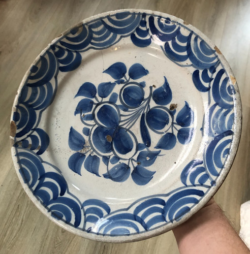 Beau plat faience - beau,