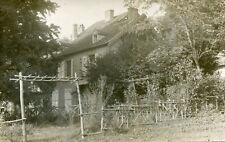 Photo Card Country House Light Wooden Fence