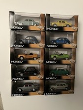 Norev mini Jet Lot De 10 Voitures En Boîte. 2CV Méhari 404 DS R8 205 Dauphine R5