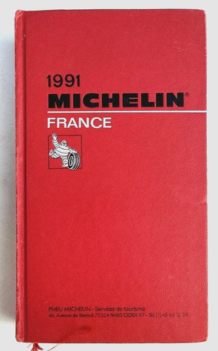 Guide michelin rouge france - guide,