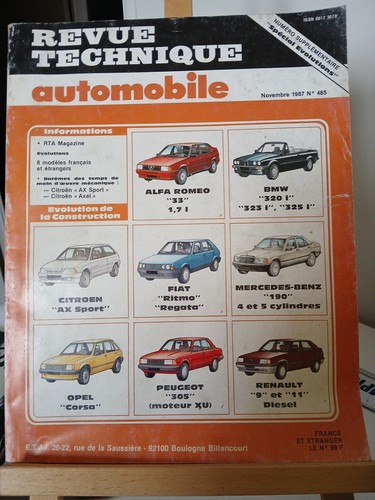 Revue technique automobile - revue,