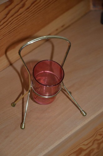 Verre dans support classique - verre, support,