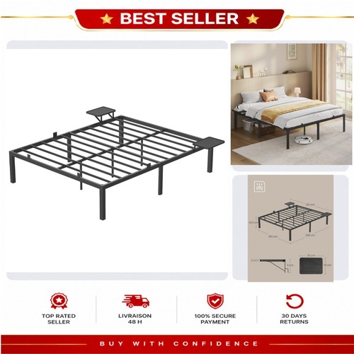 Vasagle cadre lit 160x200 - cadre,