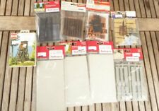 Busch + Auhagen H0 Set Clôture,Charge,Siège Haute ,Conseils,Dalles de Béton ,