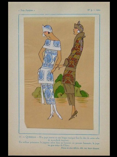 Robes art deco real 1924 - -,
