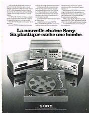 1976 SONY HI-FI CHAIN ADVERTISEMENT