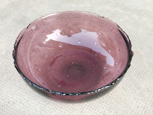 Coupe design verre bullé - design,