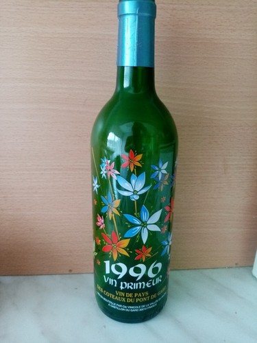 Bouteille vin vide - de,
