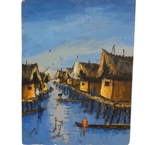 Ancienne peinture hsp - peinture, paysage