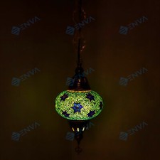Lustre suspendu en verre