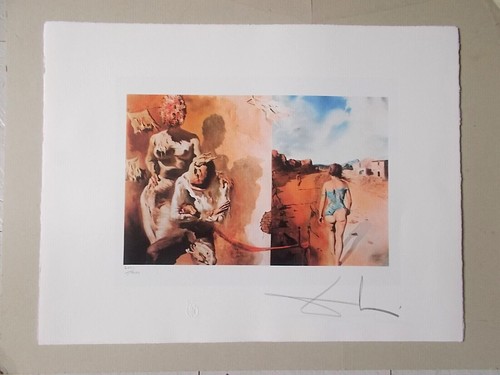 Lithographie salvador dali - salvador, "