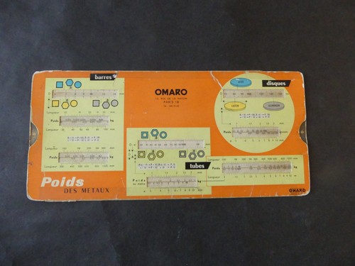 Regle calcul omaro - calcul, des