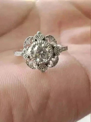 Bague fiançailles ancienne - bague,